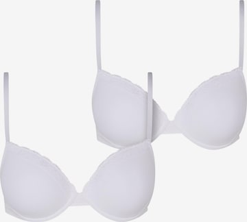 Reggiseno di Urban Classics in bianco: frontale