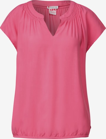 STREET ONE Blouse in Roze: voorkant