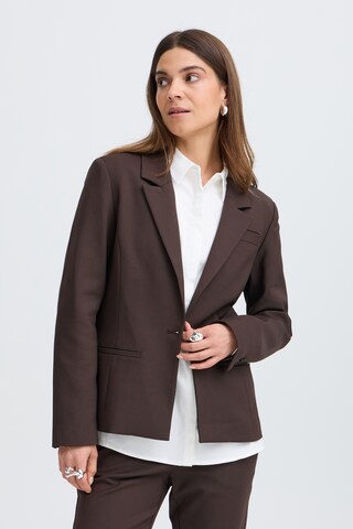 Blazer Pulz en marron : devant