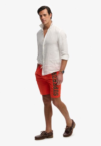 Shorts de bain Superdry & Co en orange