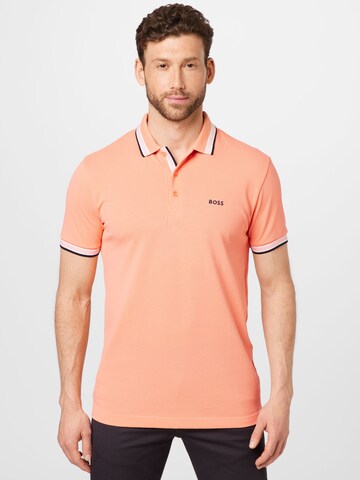 BOSS Green - Camisa 'Paddy' em laranja: frente