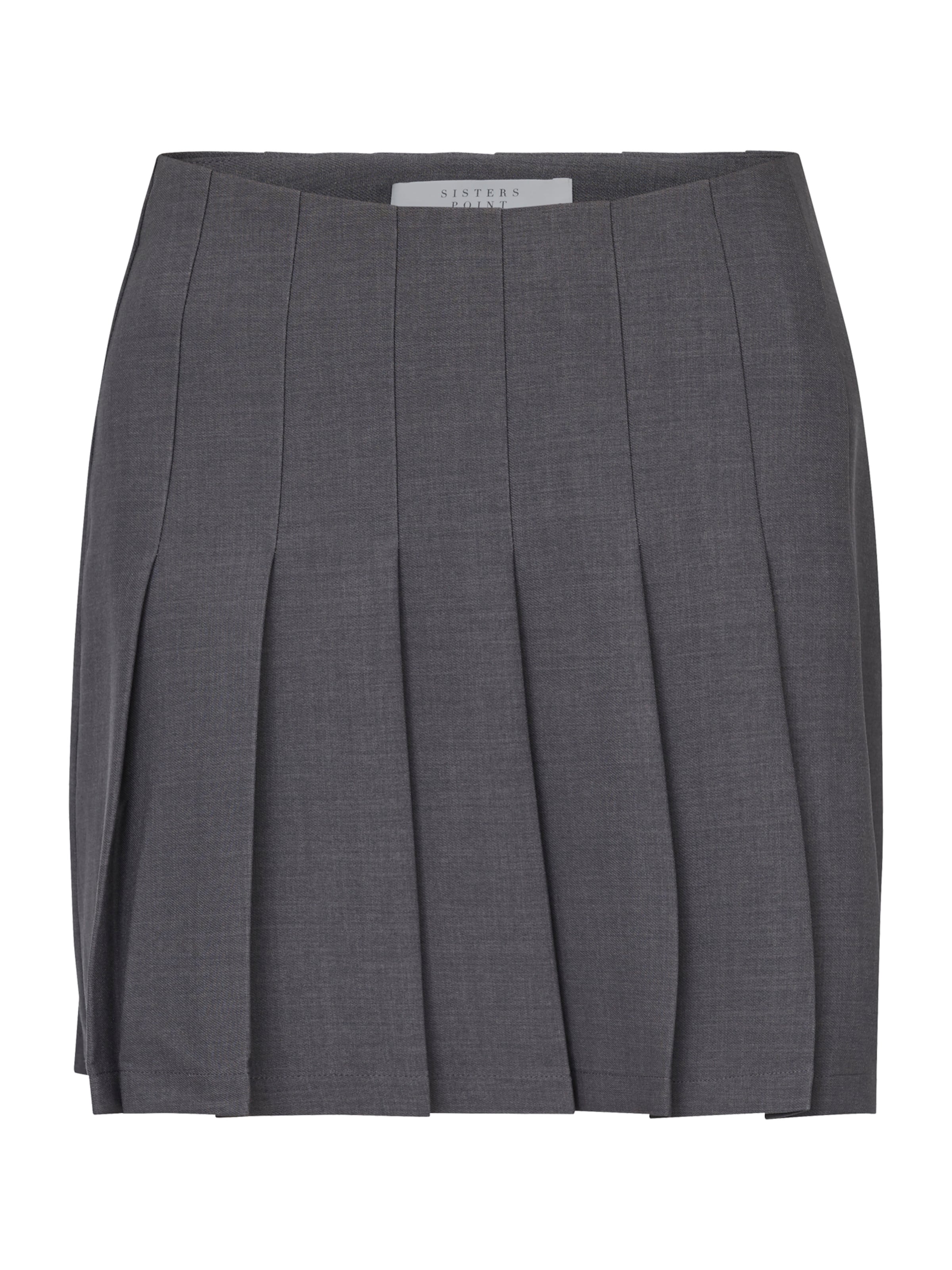 SISTERS POINT Φούστα 'NOPE' σε γκρι: μπροστά