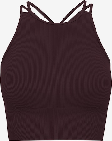 Born Living Yoga Sports top ' Naia ' in Red: front