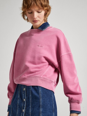 Pepe JeansSweater majica 'LYNETTE' - roza boja