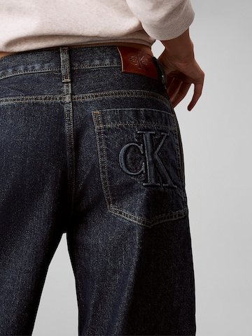 Calvin Klein Jeans Loosefit Jeans in Blauw