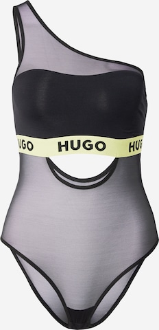 HUGO Red Bodysuit in Black: front