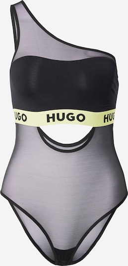HUGO Bodysuit in Light yellow / Black, Item view