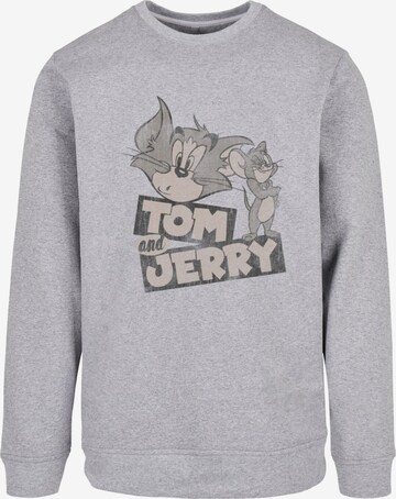 Sweat-shirt 'Tom and Jerry - Cartoon' ABSOLUTE CULT en gris : devant