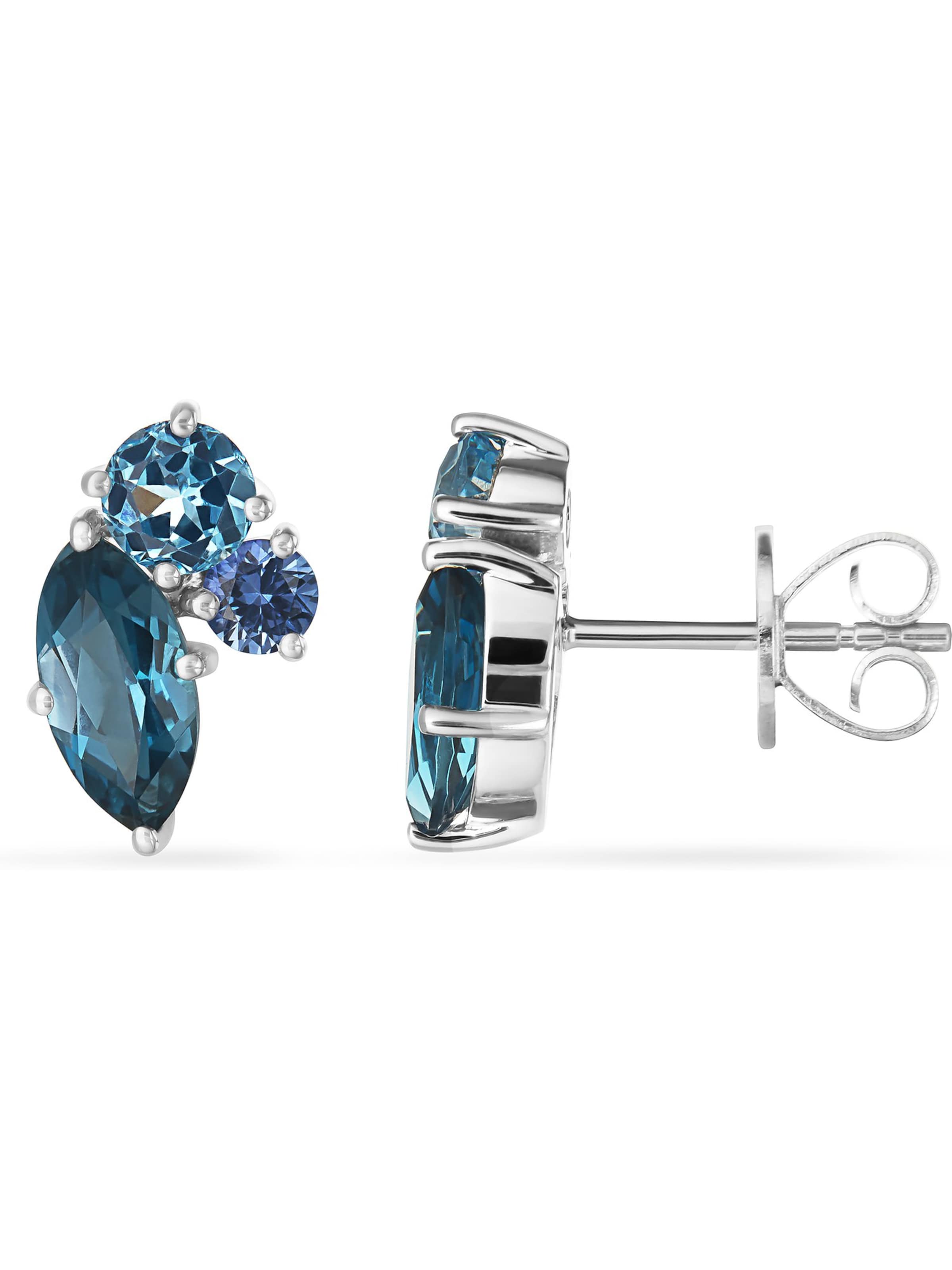 CHRIST Ohrringe in Blau