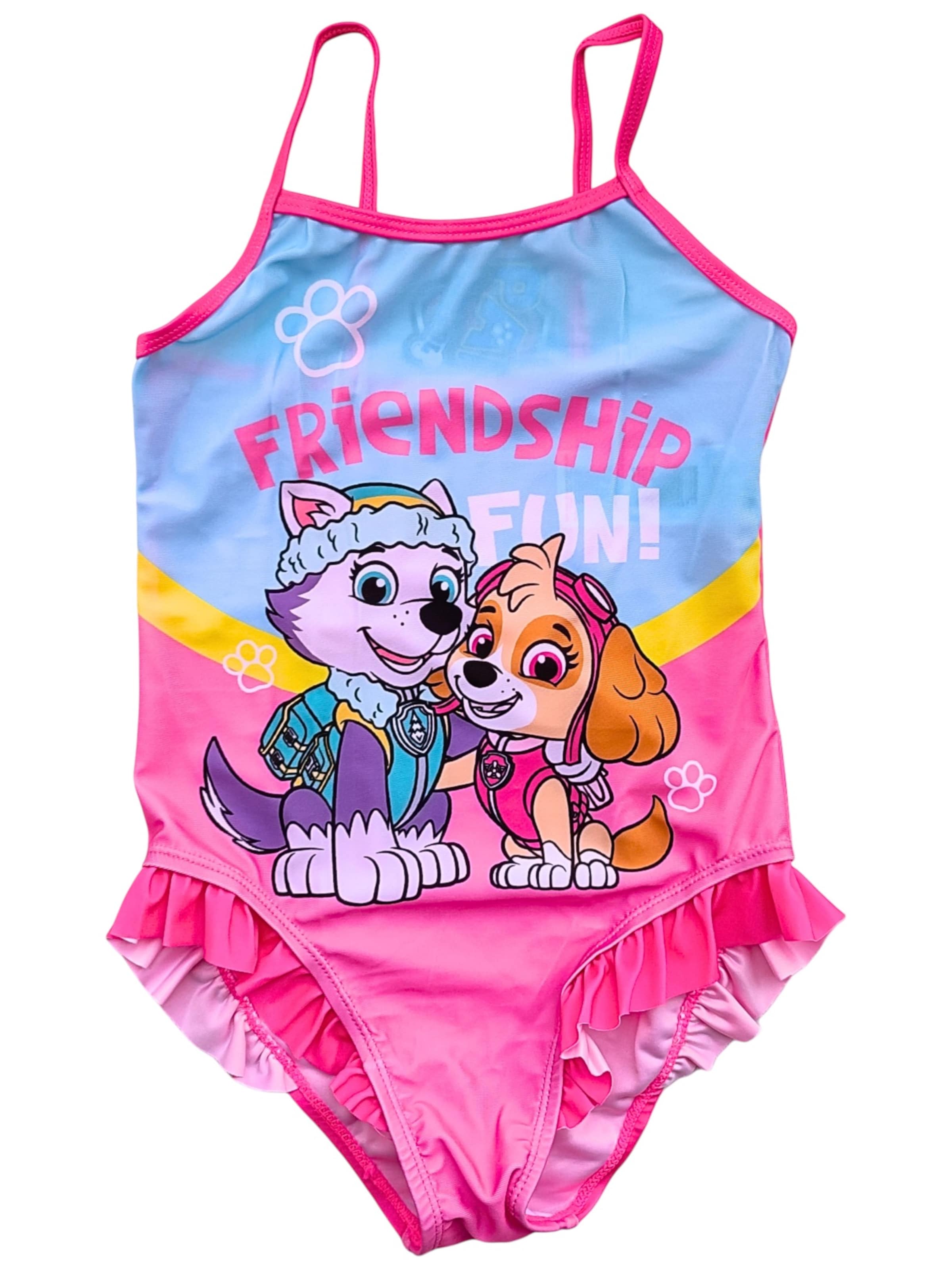 Paw Patrol Badeanzug‌‌‌‌‌‌‌‌ in Pink: Vorderseite