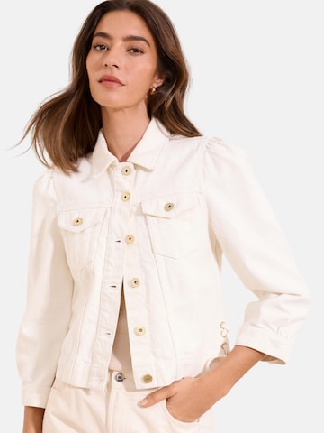 Lipsy Демисезонная куртка в Белый: спереди