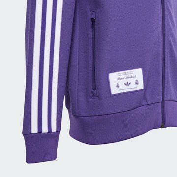 Veste de survêtement 'Real Madrid Terrace Icons' ADIDAS ORIGINALS en violet