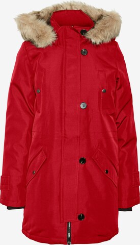 Parka d’hiver 'Storm' VERO MODA en rouge : devant