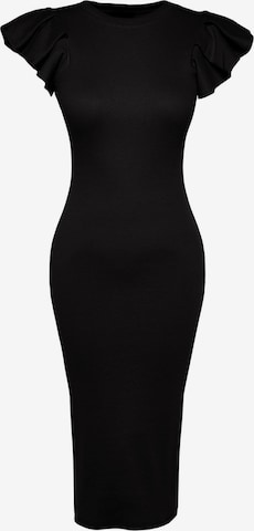 TrendyolHaljina - crna boja: prednji dio