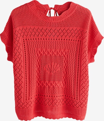 raudona Next Megzta palaidinė be rankovių: priekis