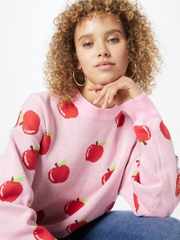 Daisy Street Sweater in Pink