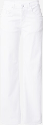 Dondup Wide leg Jeans 'Jacklyn' in Wit: voorkant