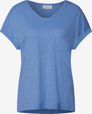 Street One Studio Shirt in Blue: front