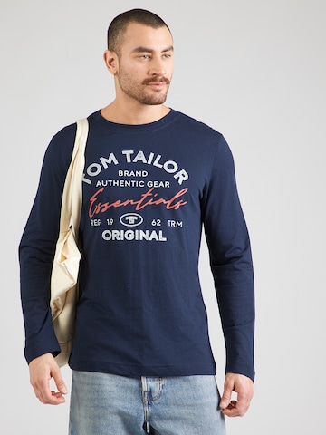 TOM TAILOR Shirt in Blau: Vorderseite