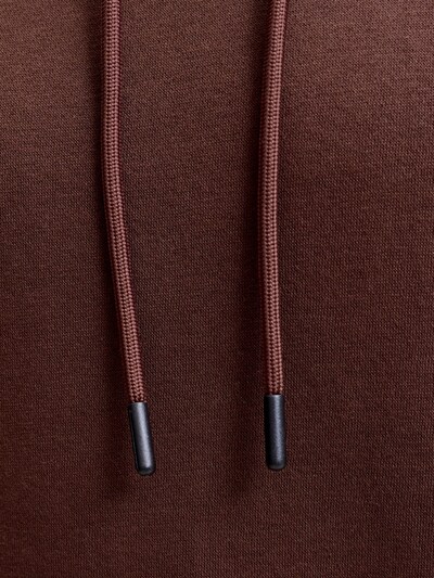 JACK & JONES Sweatshirt 'JJEBRADLEY' em S em chocolate, Vista do artigo