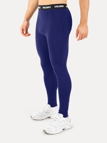Coupe slim Pantalon de sport 'Xion' Smilodox en bleu