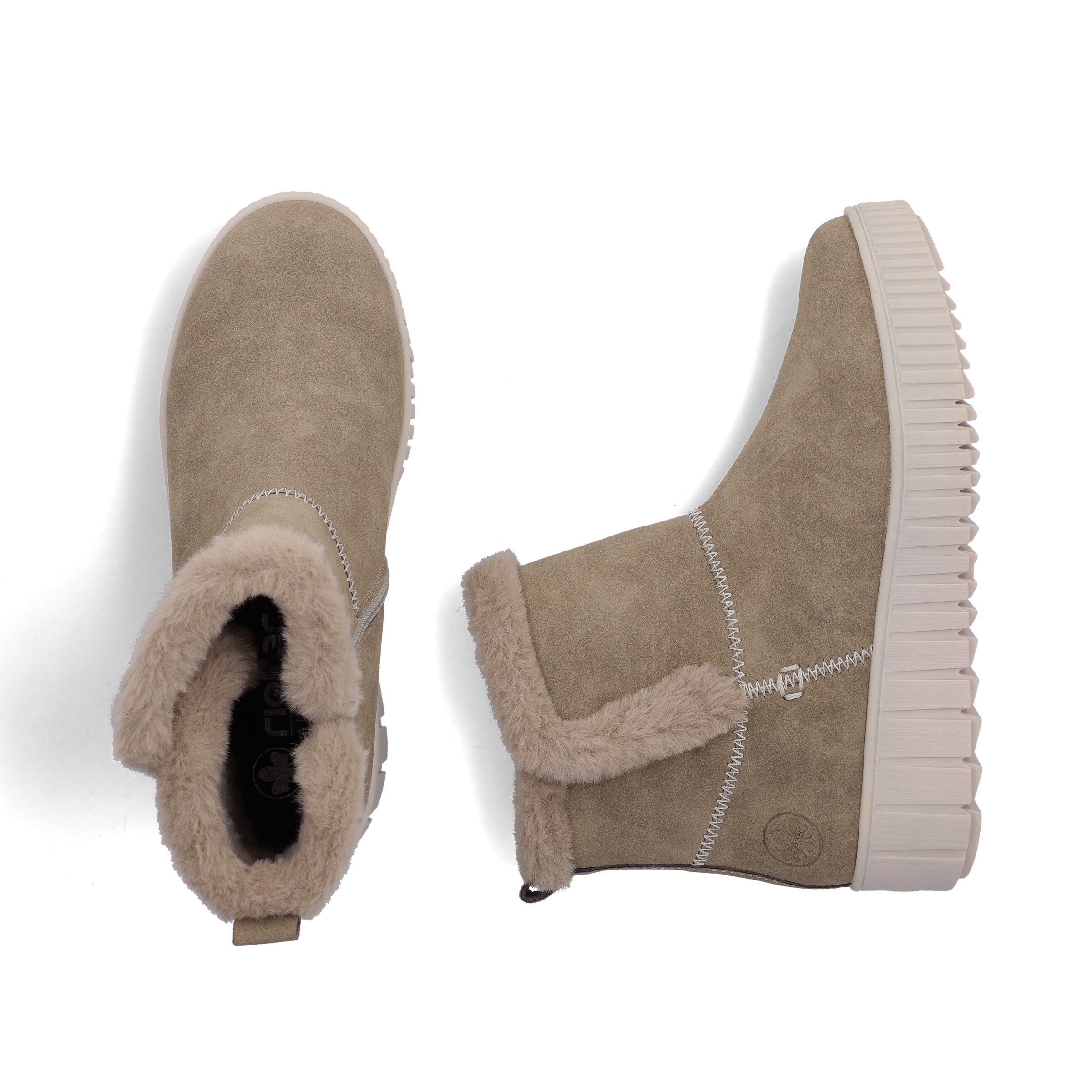 Boots 'Y6152' Rieker en beige