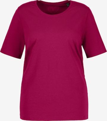 Ulla Popken Shirt in Roze: voorkant