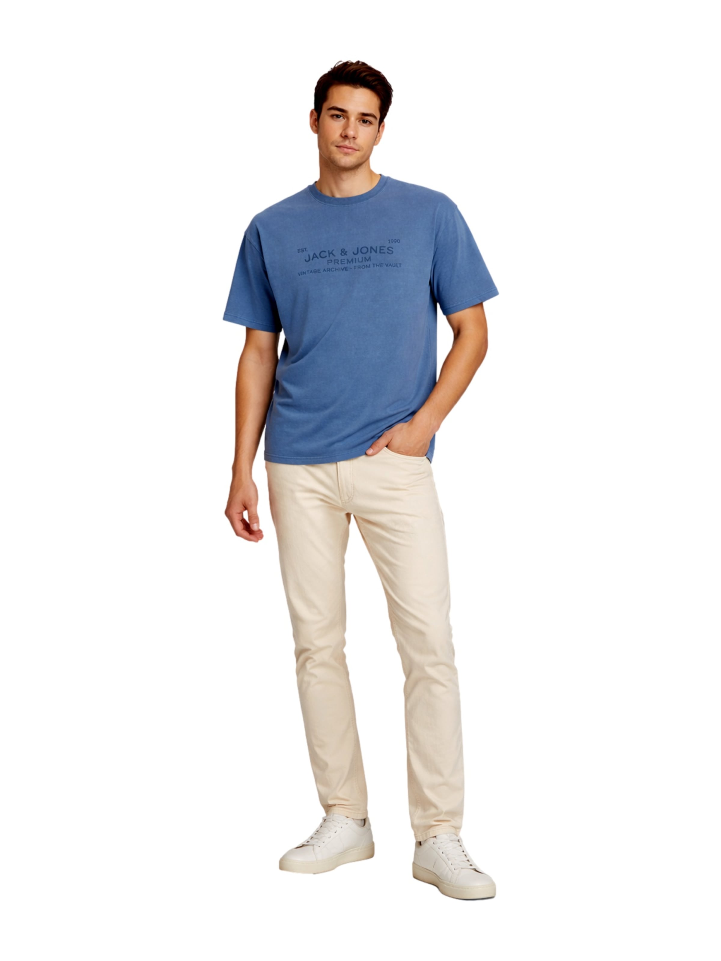 JACK & JONES - Camisa 'Bluaiden' em azul