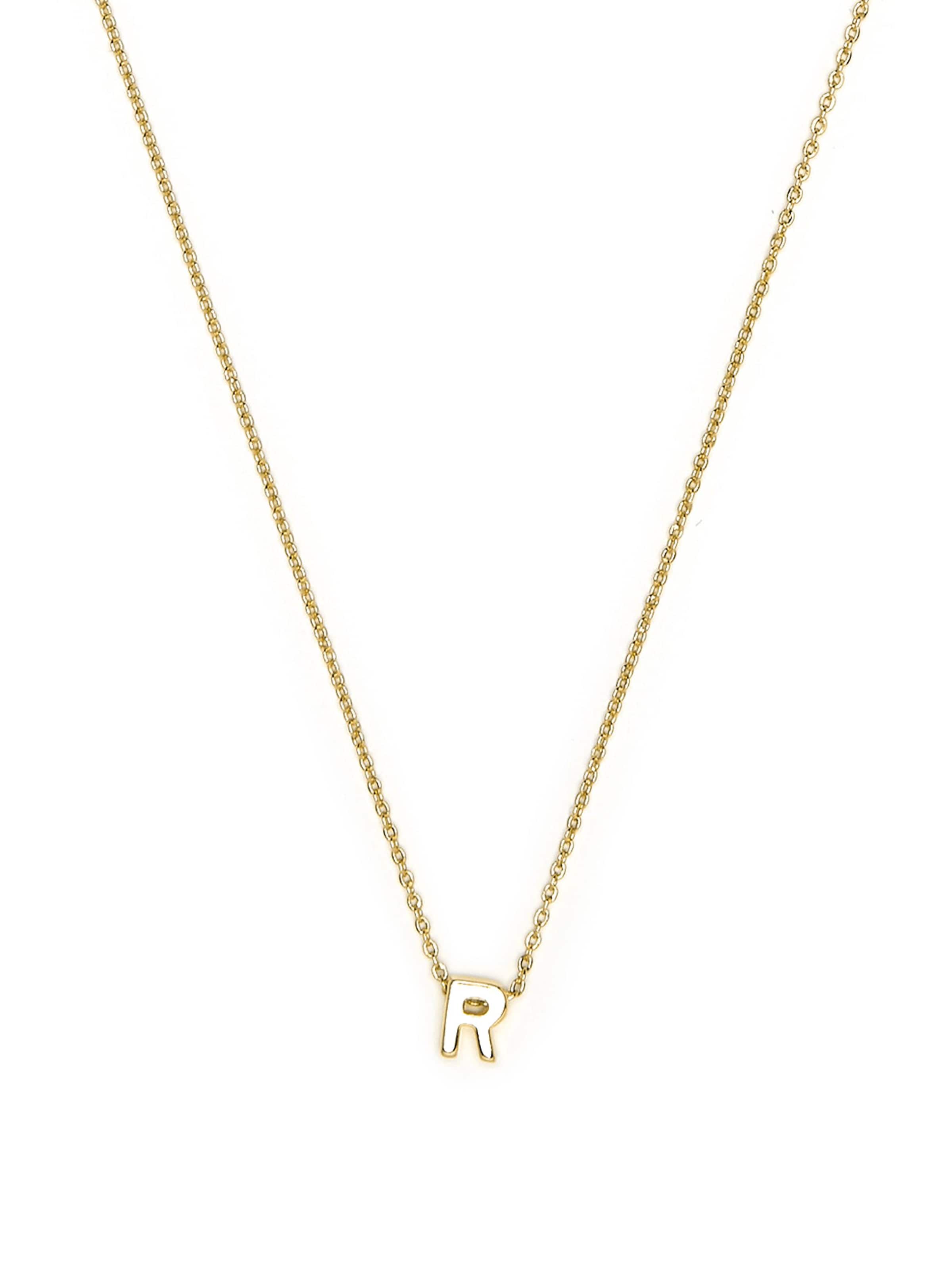 Luxenter - Cadena 'Alphabet R' en oro