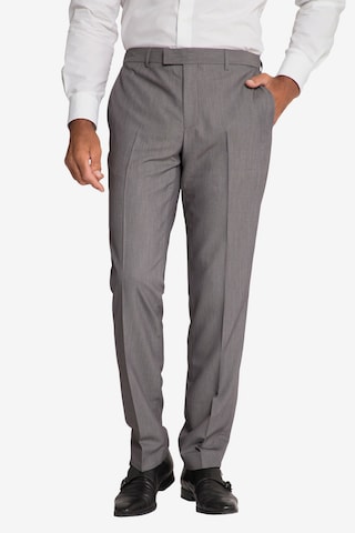 JP1880 Regular Pleated Pants in Grey: front