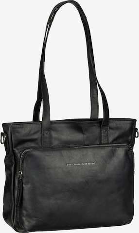 The Chesterfield Brand Shopper in Black: front