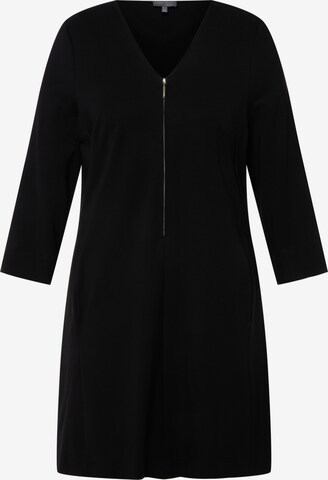 Robe Ulla Popken en noir : devant