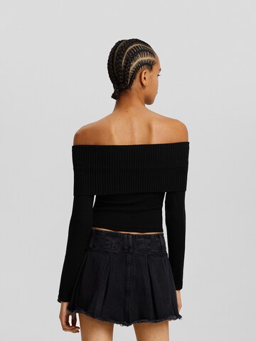 Bershka Sweater in Black