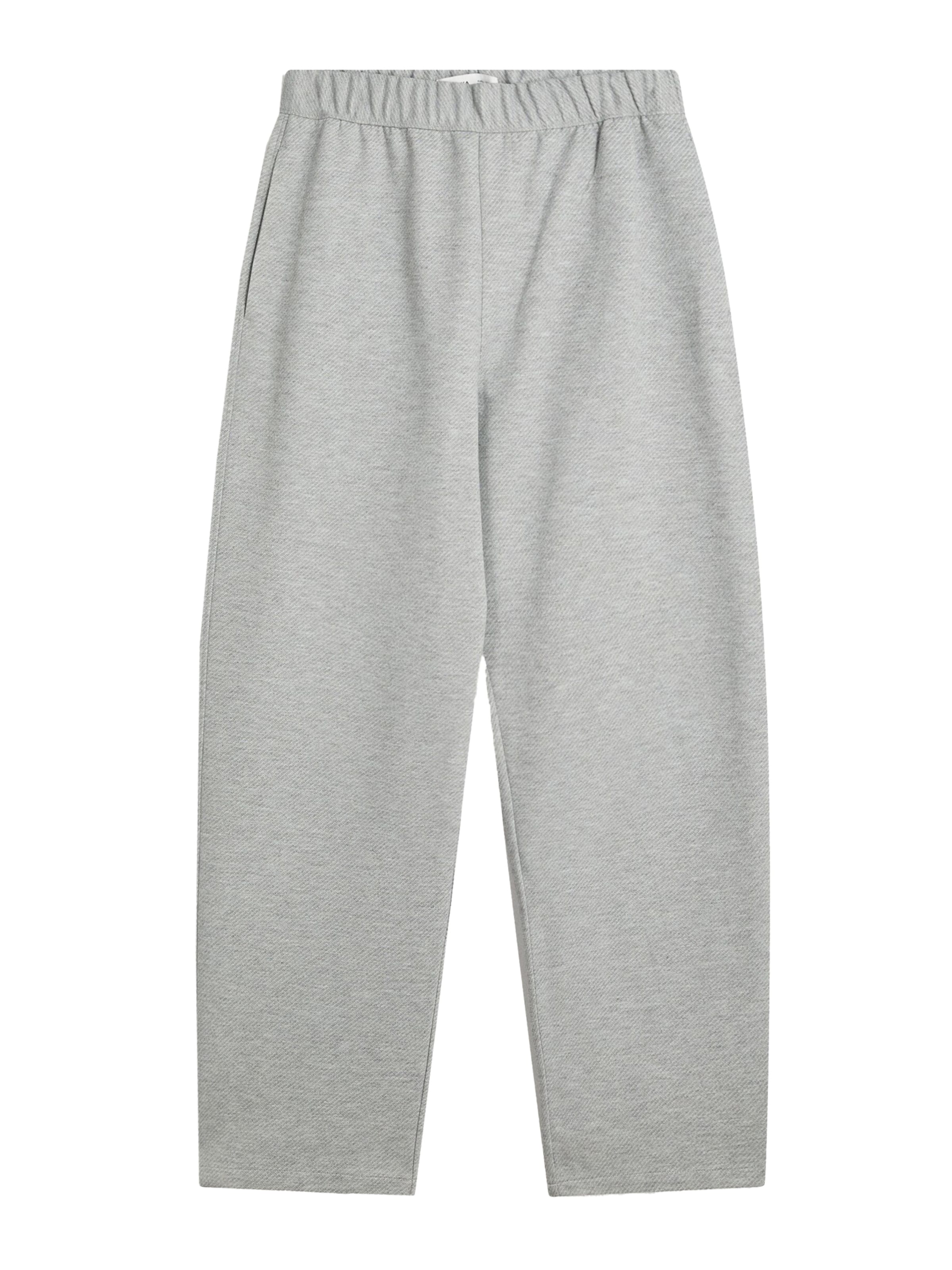 Bershka Baggy Trousers in Grey: front