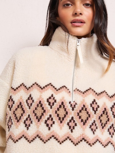 Friends Like These Sweatshirt i beige / rosa / vit, Produktvy