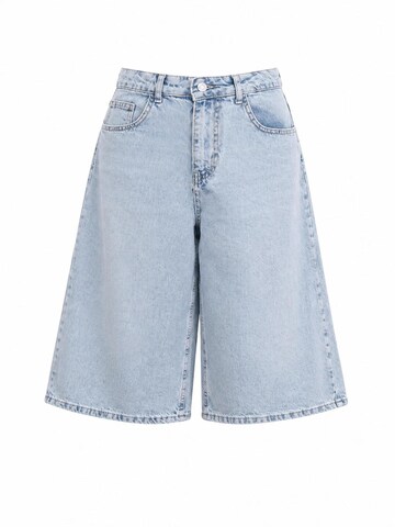 IT'S BASIC Baggy Jeans 'SUPER BAGGY  BERMUDA  SHORT'‌‌‌‌‌‌ in Blau