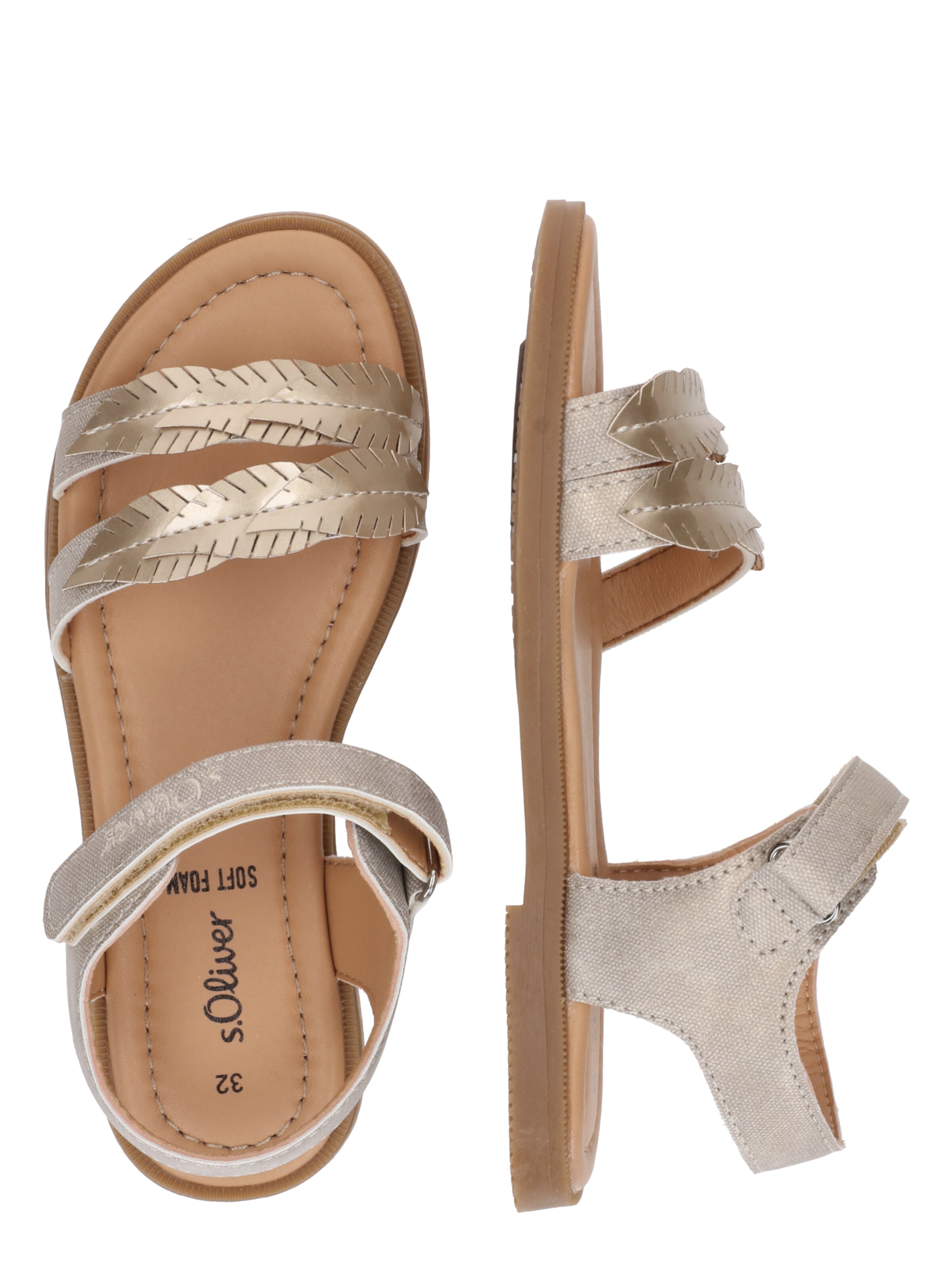 s.Oliver Sandaler i beige
