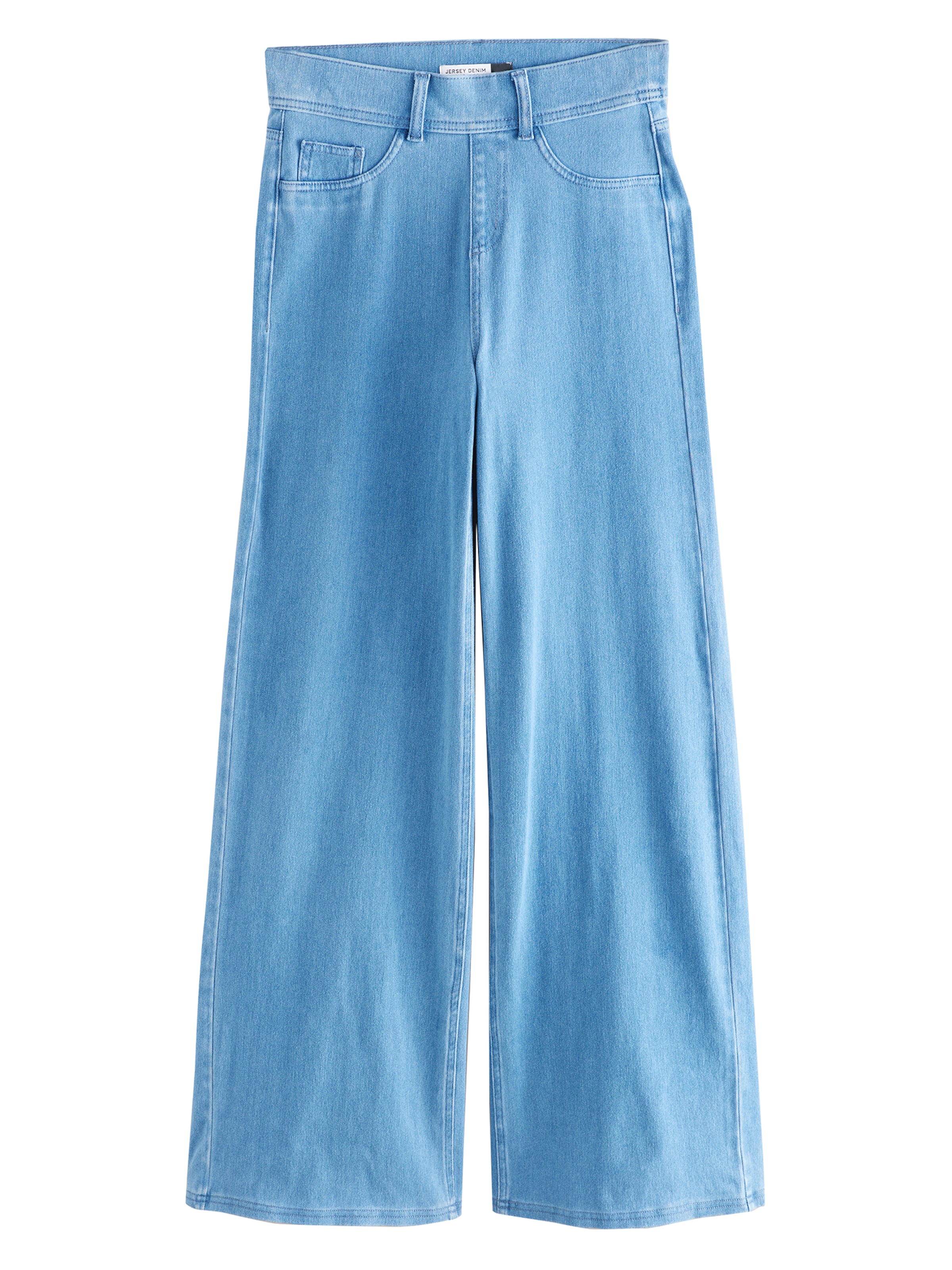 Next Wide Leg Jeggings in Blau: Vorderseite