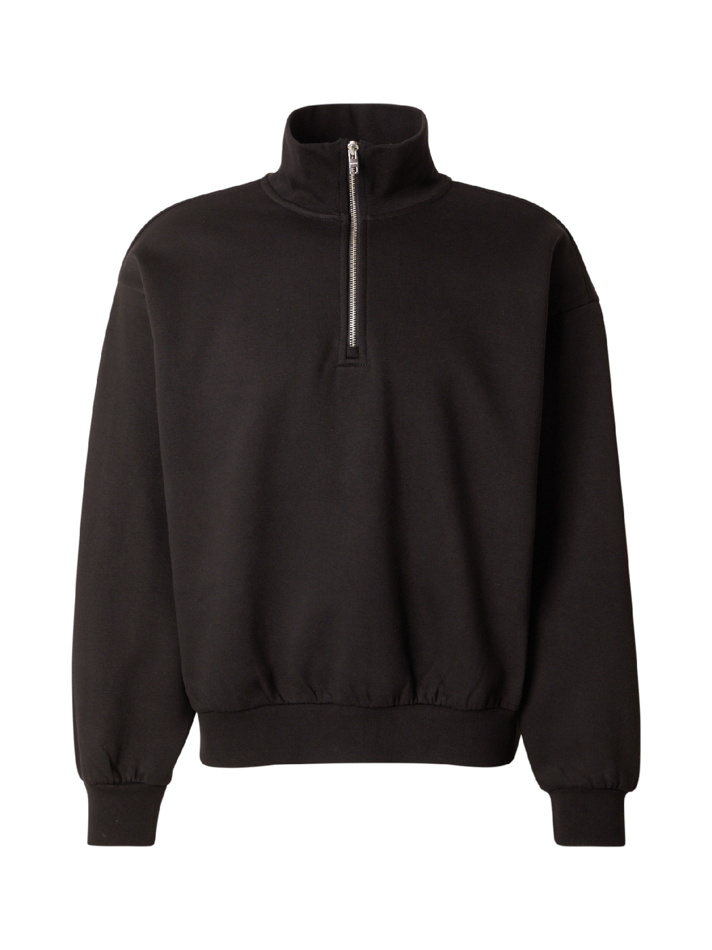 Sweat-shirt WEEKDAY en noir : devant