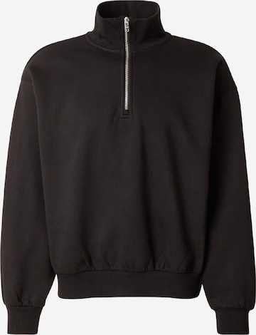 Sweat-shirt WEEKDAY en noir : devant