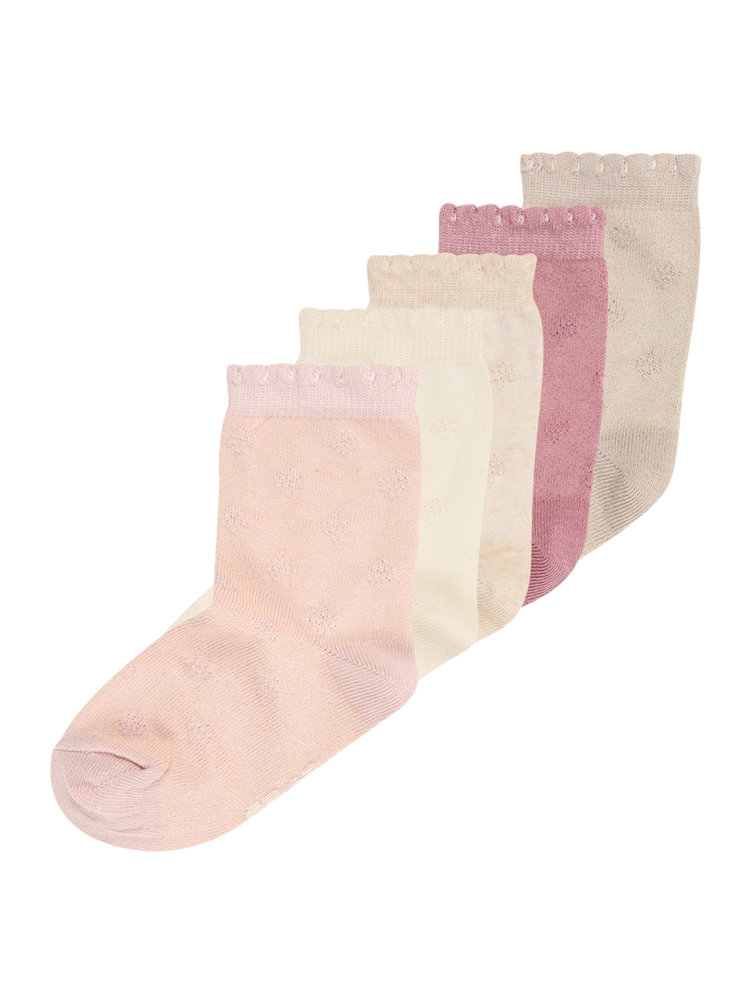 MINYMO Socken in Beige: Vorderseite