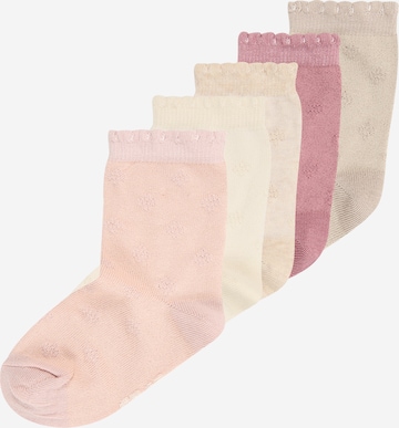 MINYMO Zokni - bézs: elől