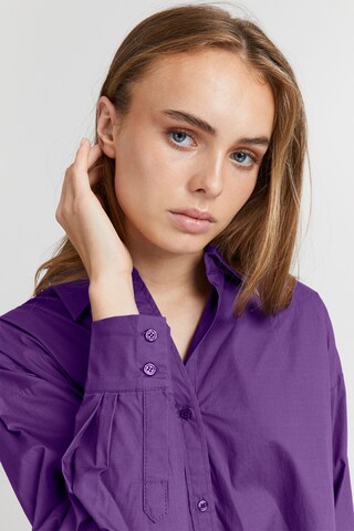 ICHI Blouse 'Stormie' in Purple