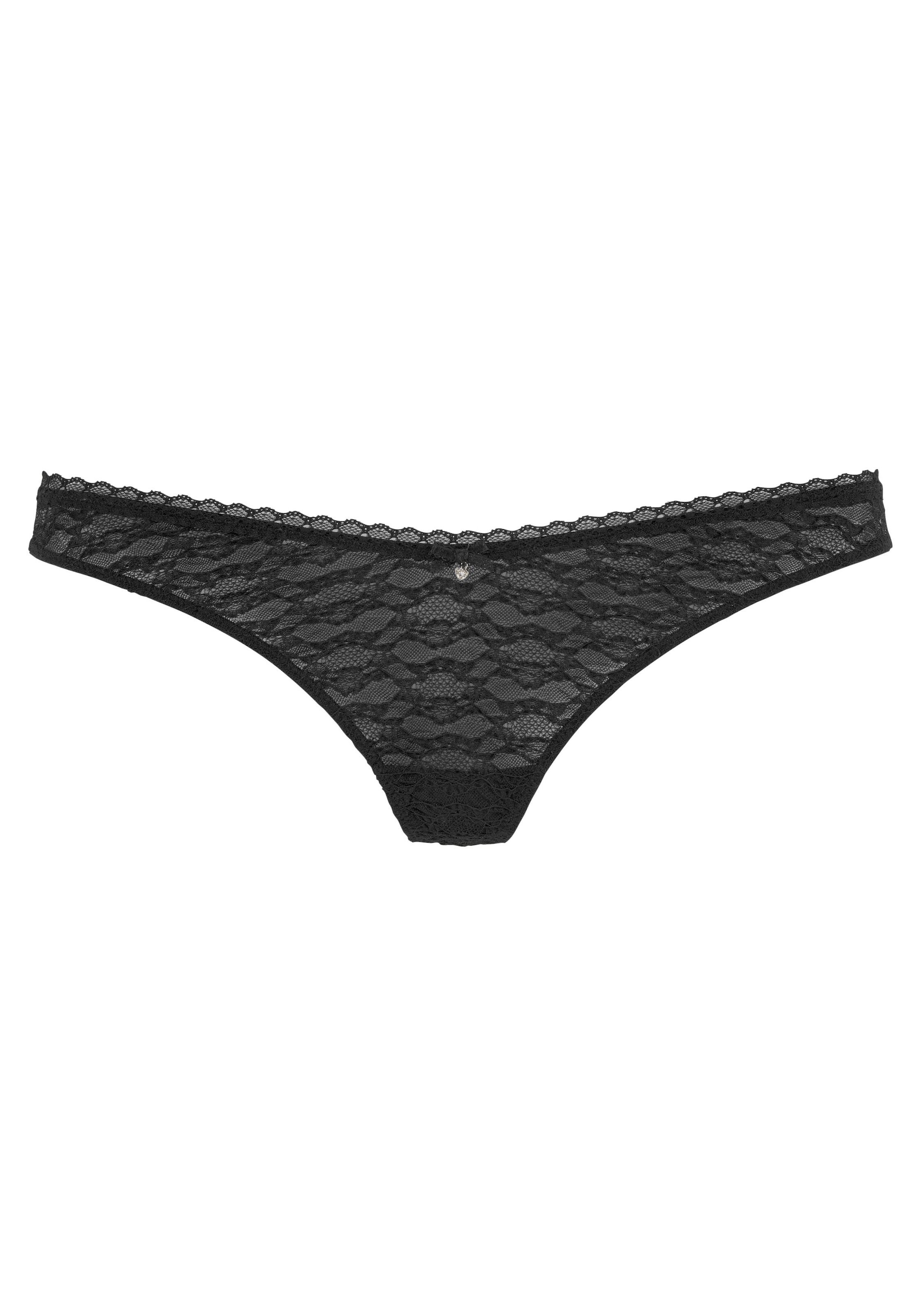 s.Oliver String in Schwarz: Vorderseite