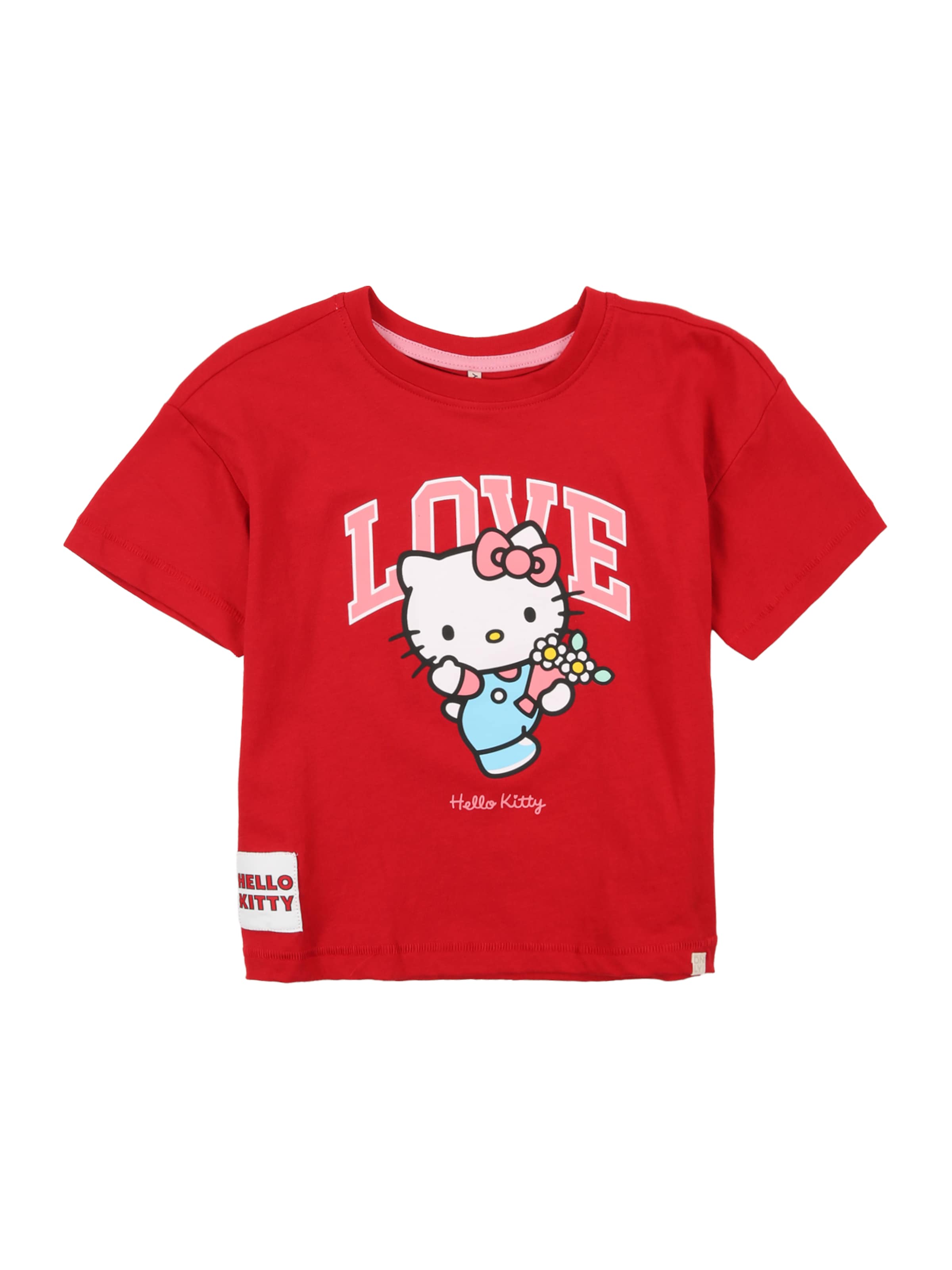 Maglietta 'KMGKITTY' di Only Mini in rosso: frontale