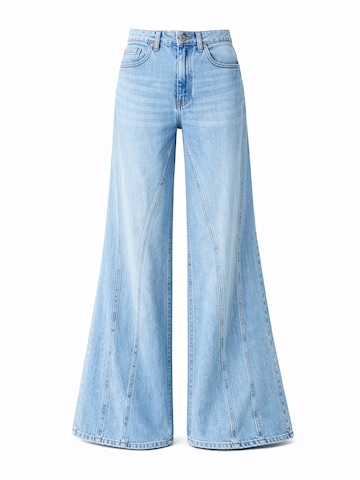 Wide Leg Jean 'PALAZZO MID RISE JEANS' IT'S BASIC en bleu : devant