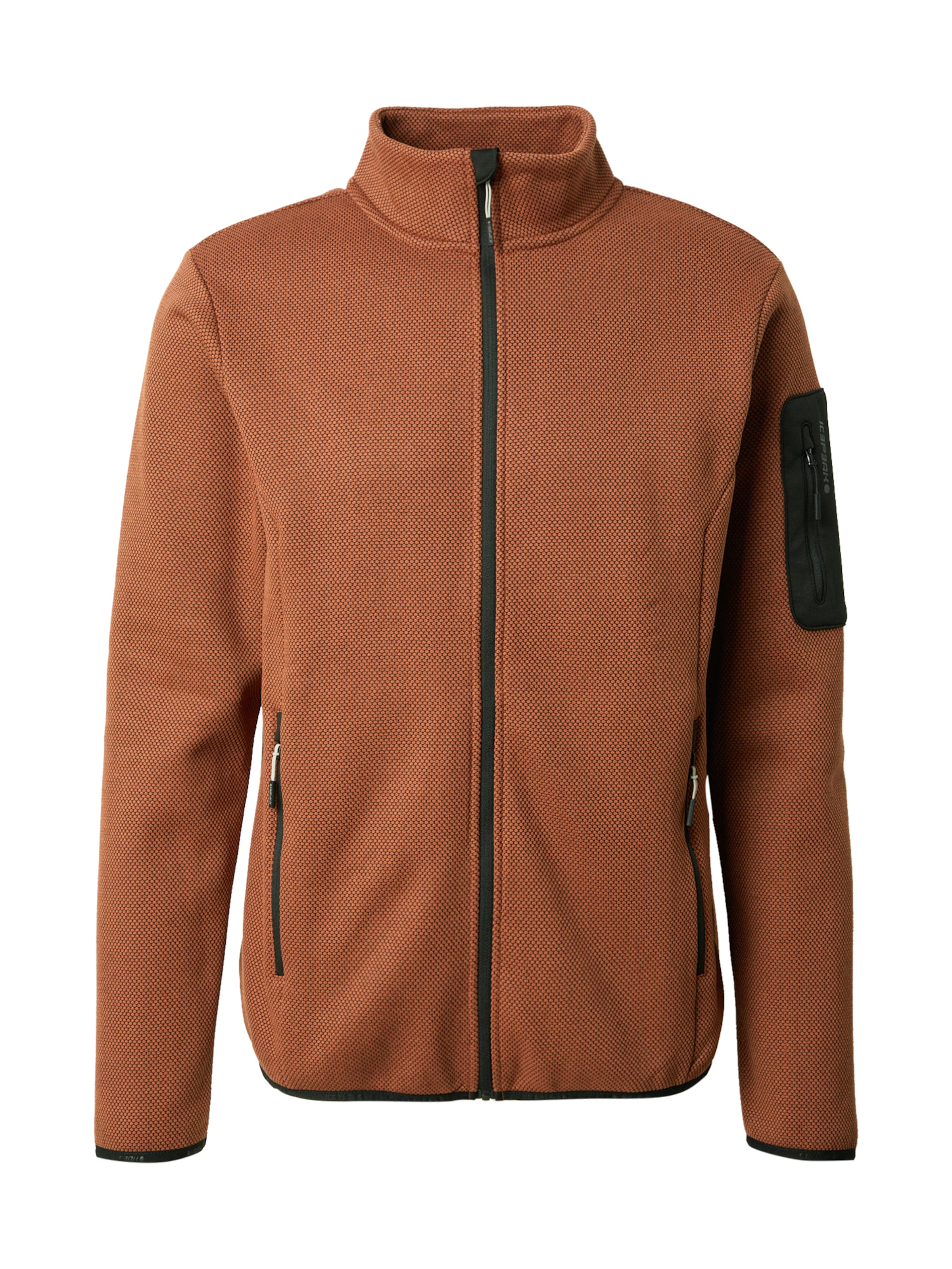 ICEPEAKOutdoor jakna 'BREDSTEDT' - smeđa boja: prednji dio