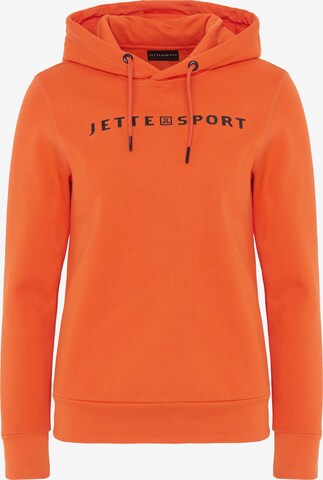 Jette Sport Sweatshirt in Orange: front