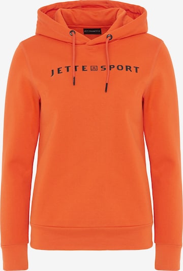 Jette Sport Sweatshirt in dunkelorange / schwarz, Produktansicht