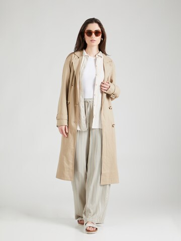 modström Wide leg Broek 'Hissa' in Beige